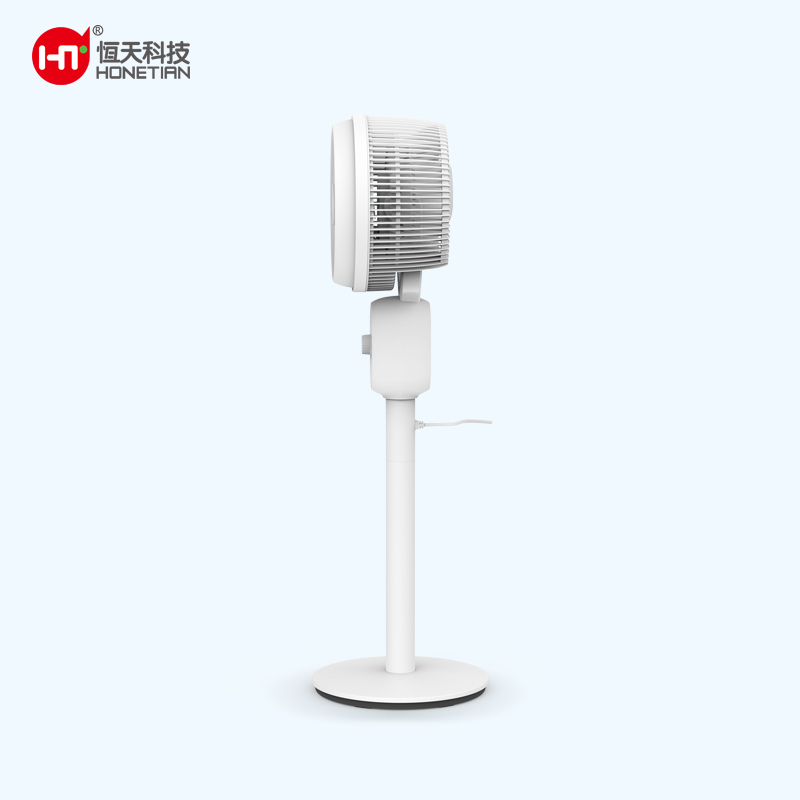 HONETIAN spiral grill 3 speeds auto oscillation 8 inches AC circulator custom colors indoor plastics stand fan
