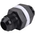 10AN Fuel Cell Bupting Fitting - черный анодированный