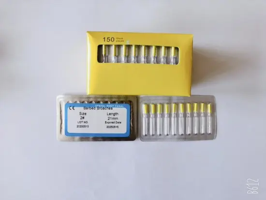 Dental  Root Canal Barbed Broaches 10pcs/blister