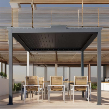 LIHUE Aluminum Pergola - Outdoor Sun Shade with Remote Control