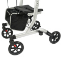 Stand Up Folding Rollator Walker With Backrest Seat