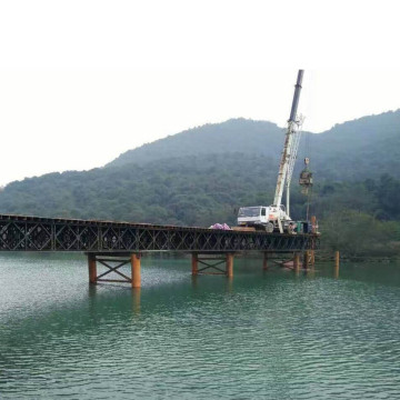 High Quality 12.196 Meter Single Lane Bailey Bridge with Double Truss Manual
