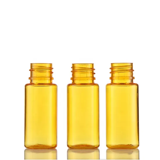 hot selling cosmetic packaging hotel mini 15ml 30ml empty pet plastic gel bottles for shampoo lotion