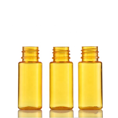 Venta en caliente Embalaje cosmético Hotel mini 15 ml 30 ml botellas de gel de plástico para mascotas vacías para loción de champú