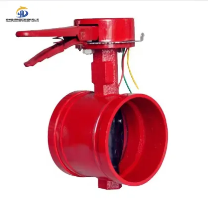 Firefighting Manual Groove Butterfly Valve