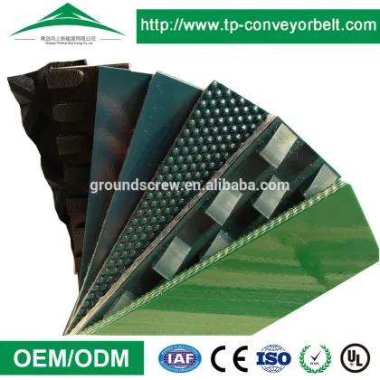 green long grip PVC Conveyor Belt