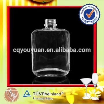 Screw Top Super Flint Flat Glass Bottles 150ML Glass Flask Bottle