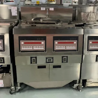 Henny Penny OFG-342 2-Well Gas Deep Open Fryer: Double Tank Commercial Kitchen Equipment
