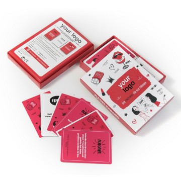 Stampa di logo personalizzato giochi per le carte per adulti: opzioni all'ingrosso in Spagna e Regno Unito, compresi i giochi di carte da bere