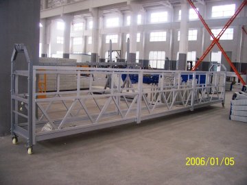7.5m Aerial Rope Suspended Window Cleaning Platform Zlp800  With Steel Rope