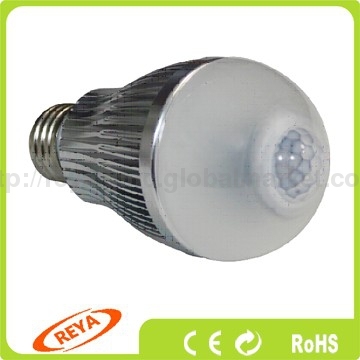 6W bohlam led Bulb LED infra merah dengan E27 basis Pure White