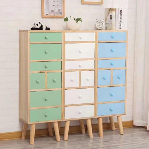 Living Room Cabinet Customized Wood Storage Cabinet Floor Standing Manufactory