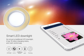 LinganLED zigbee smart led light with home automation by smartphone app control led light