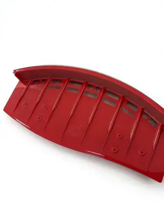 Red Plastic Automotive Trim Panel Mold Design