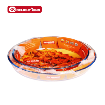 Round BorosiliaCte Glassware Set Naczynia do pieczenia Dostosowane