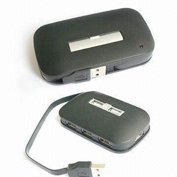 5V DC USB Hub with LED Indicator and Built-in Port