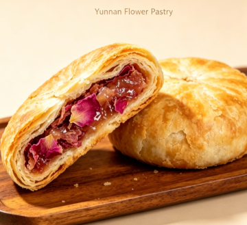 Premium Yunnan Rose Flower Cake Delight