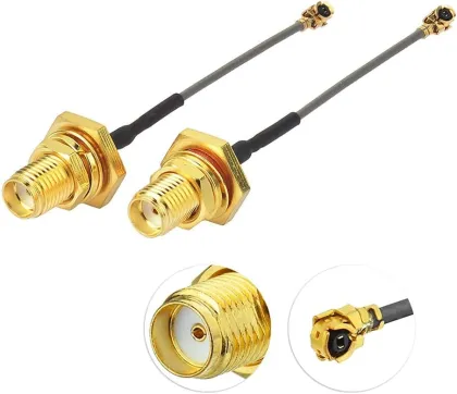 Waterproof SMA Female to IPEX Cable Assembly for Wireless Routers