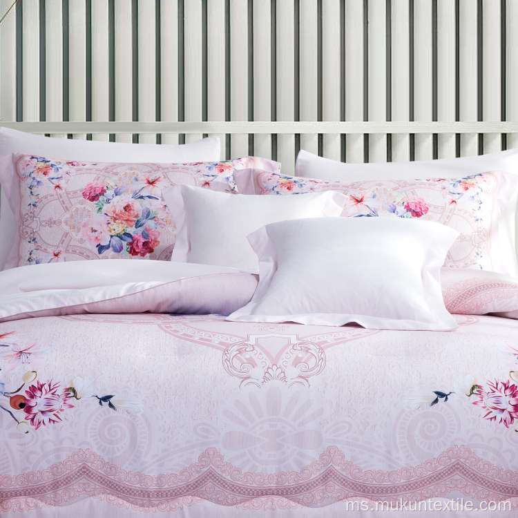 Berkualiti baik reka bentuk baru duvet comforter set dicetak