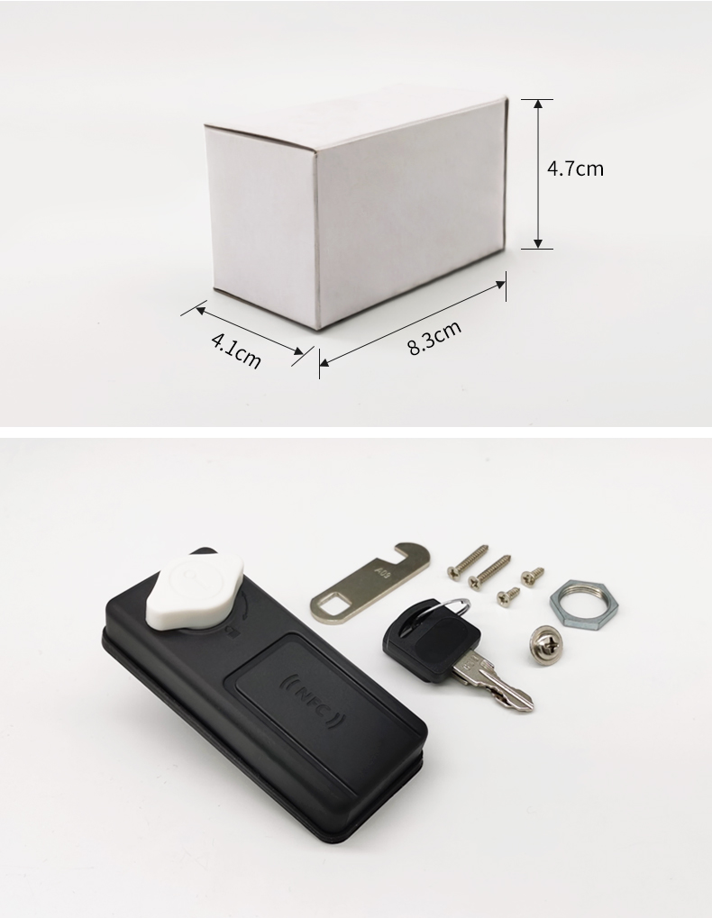 912 Intelligent Anti-Theft NFC Smart Cabinet Lock Packaging