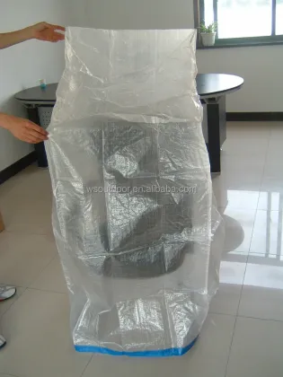 Transparent PE Plastic Chair Furniture Covers - Brand New