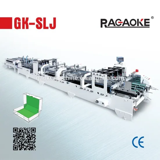 GK-1450SLJ paper glue machine for making cake lunch box