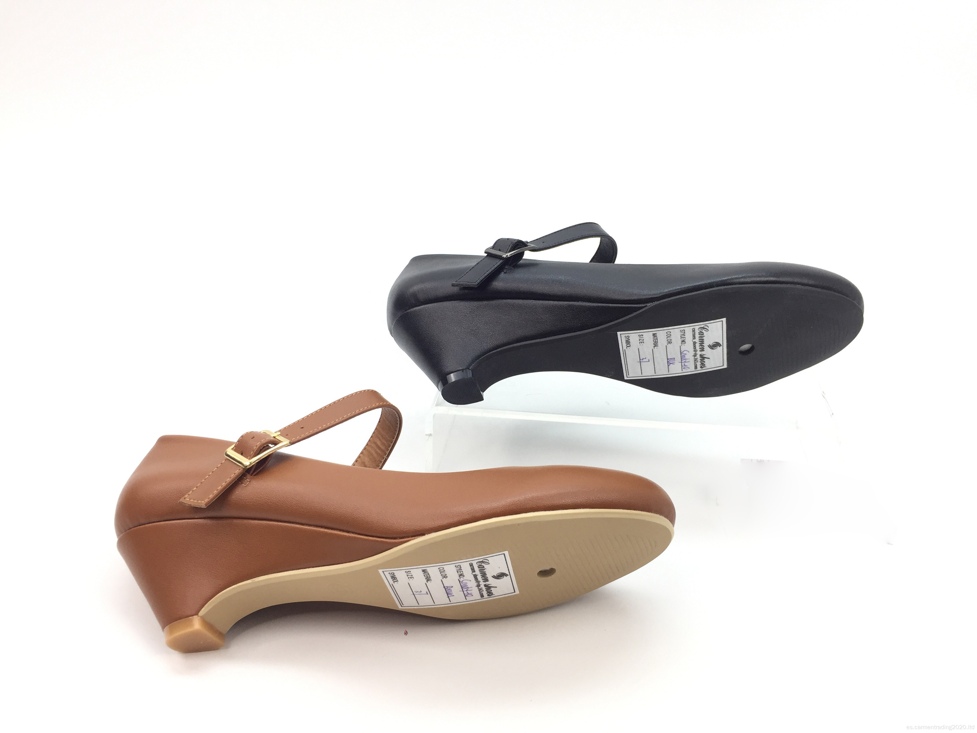Zapatos de baile de mujeres zapatos modernos tacón grueso