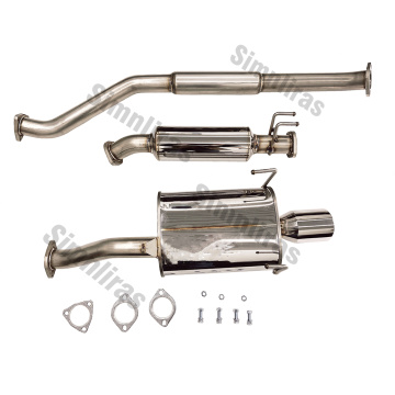 Rostfreier Auspuffschalldler für 02-05 Honda Civic SI Fließheckback
