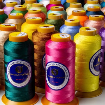 Wholesale personnalisable 210D / 3 &amp; 1260D / 3 Filetage de couture polyester à haute ténacité: Prix direct d'usine