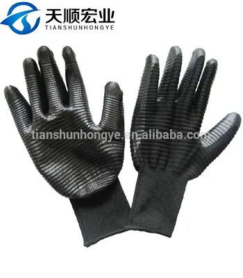 nitrile coated nylon glove Women protective gloves
