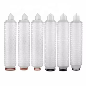 PP PTFE PESプリーツフィルターカートリッジ