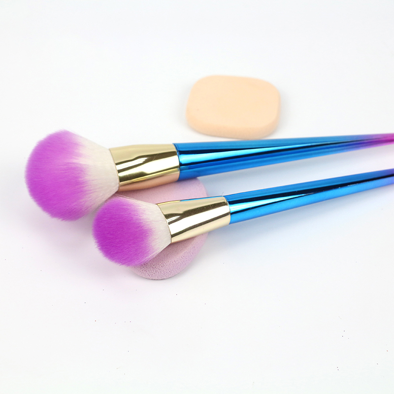 Rainbow Makeup Brushes