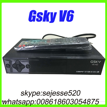 Powervu Gsky V6 HD iptv decoder satellite receiver Apstar 7(76.5E),Intelsat 20(68.5E),Measat 3 (91.5E), Intelsat 906(64.2E)
