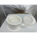 Super White Ceramic Pots With Lids