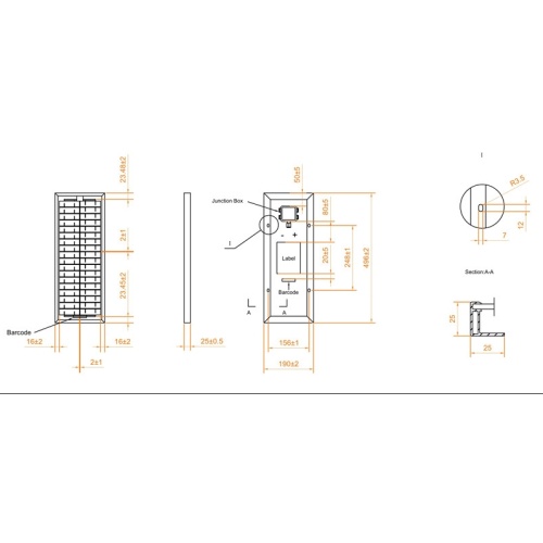 Customized Solar Panels for Street Lights