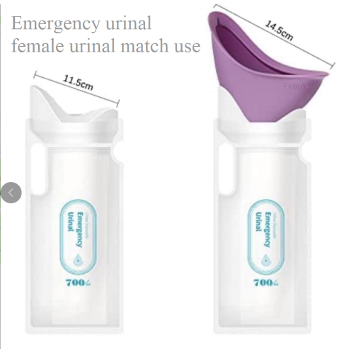 Outdoor emergency urinals for men and women vomit bag travel car portable urinal