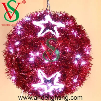 LED Garland lighting Christmas holiday lighting hanging ball light