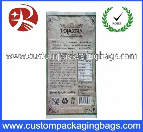 Compound Popcorn Plastic Food Packaging Bags , Printed Packaging Bags