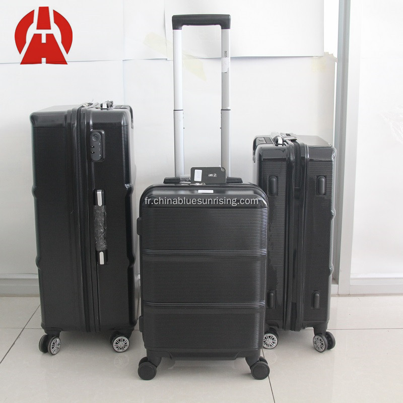 Lot de 3 valises ABS pour chariot de voyage en ABS