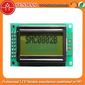 8x2 characters lcd module with HD44780U controller