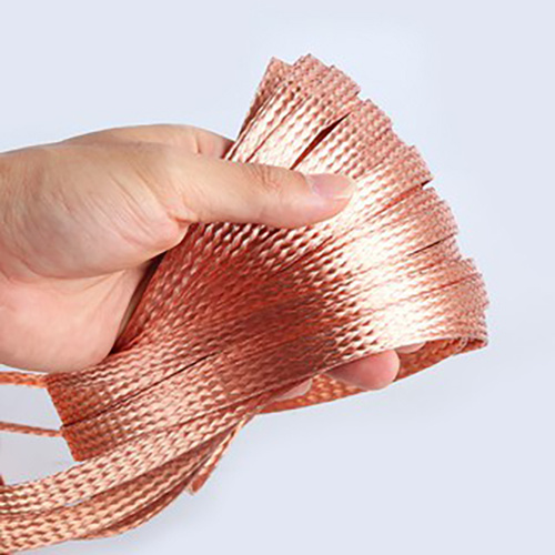 Copper Braided Sleeving For Cable Protection And EMI Shielding