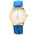 Unisexe Vein Leather Waterproof Golden Luxury Watches