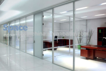 V1080 hottest high glass partition wall trade assurance custom made OEM products office glass room dividers
