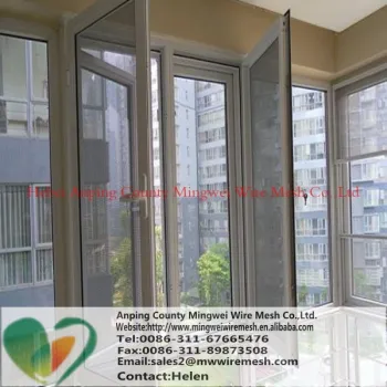 stainless steel security window screen mesh/white fiberglass window