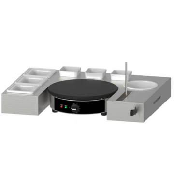 Commercial Stainless Steel Single/Double Head Mini Crepe Pancake Maker