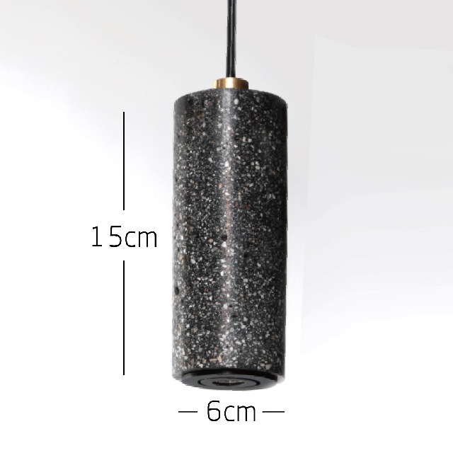 Small Concrete Hanging PendantlampsofCylindrical Glass Pendant Lights