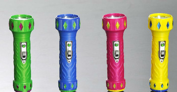 new cheapest plastic 1led flashlight with different image for customer