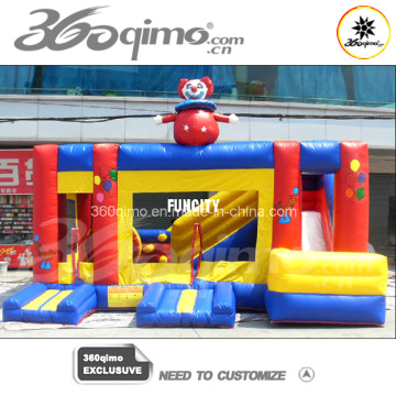 0.55mm PVC Tarpaulin Inflatable Clawn Combo Bouncer for Outdoor Amusement (BMBC237)