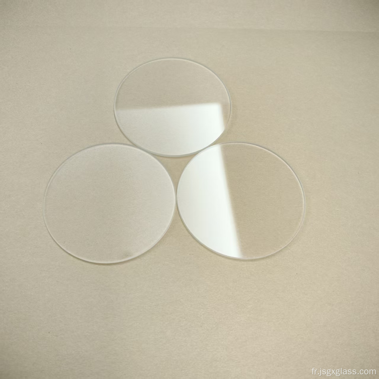 Verre borosilicaté transparent optique 3.3