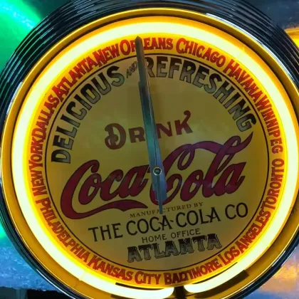 Tower Shape Neon Clocks